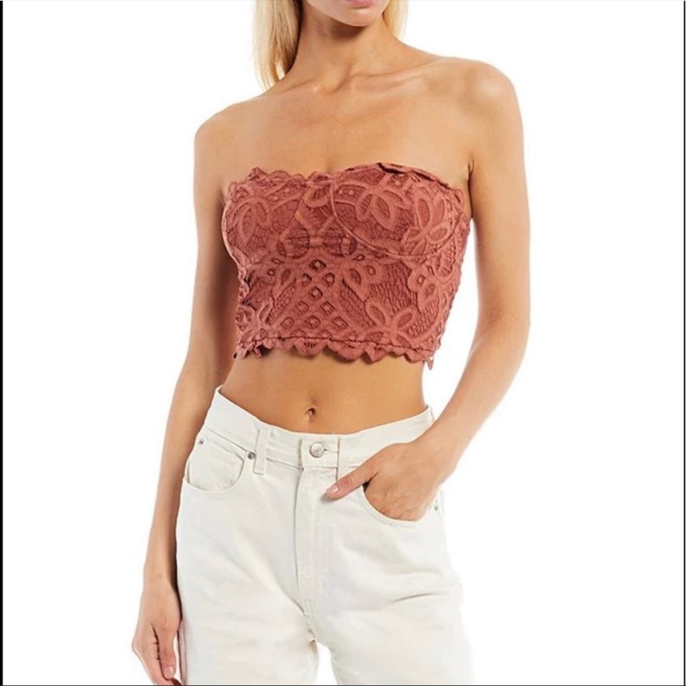 NWT Free People Adella Corset Bra / Copper - Picture 5 of 12